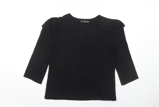 Womens UK Size XS Mango Black Basic