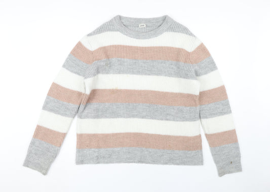 Womens UK Size M Pimkie Multicoloured Pullover Jumper