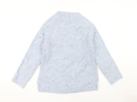 Womens UK Size S Marks and Spencer Blue Pullover Jumper