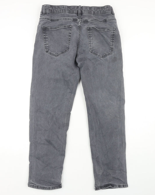 Next Men's Grey Straight Jeans Size 32 Regular Fit