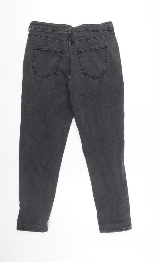 New Look Black Women's Size 14 Tall Straight Jeans