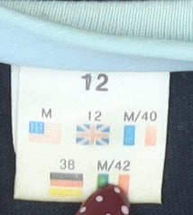 Reebok Women's Black M Sweatshirt, Full Zip, Gym Ready