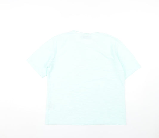 Womens UK Size M HONOR MILLBURN White Basic T-Shirt
