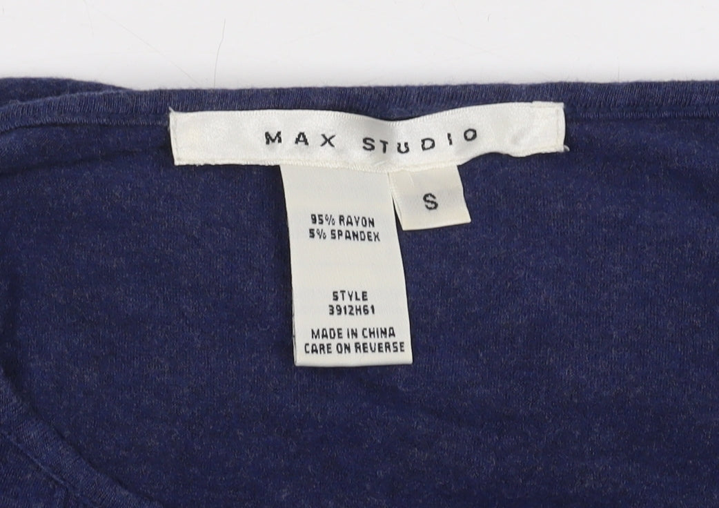 Max Studio Women's Blue Long Dress Size S