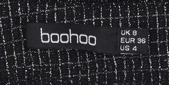 Womens UK Size 8 Boohoo Black Trousers