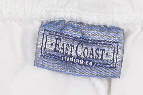 East Coast Trading Co Women's White Trousers Size 22