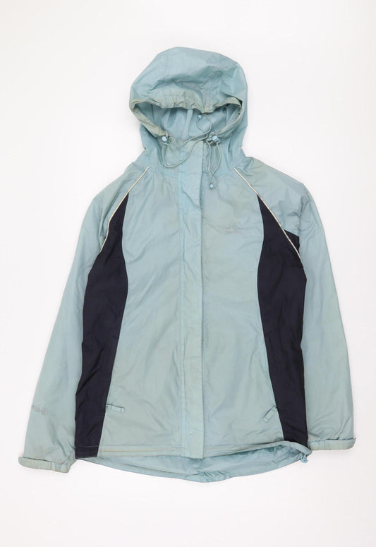 Womens UK Size 12 Peter Storm Blue Rain Coat