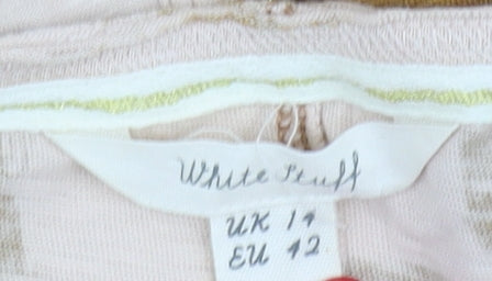 Womens UK Size 14 White Stuff Beige Basic Blouse