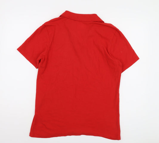 Fanatics Men's Red Polo, Medium, Football Sports