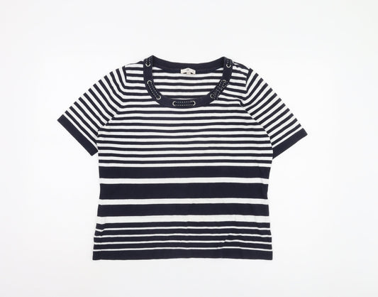 Womens UK Size L CC Multicoloured Basic T-Shirt