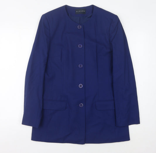 Womens UK Size 12 Alexon Regular Blue Suit Jacket