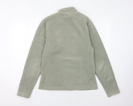 Kangol Unisex Green XL Fleece Jacket with Zip