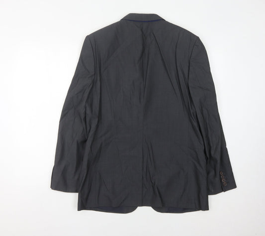 Mens UK Size 38 Ted Baker Regular Black Suit Jacket