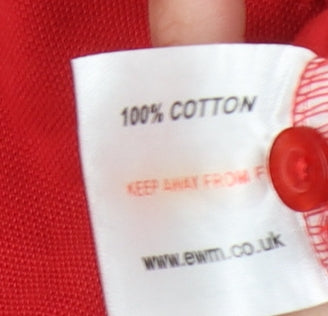 James Pringle Men's Red Polo Shirt M