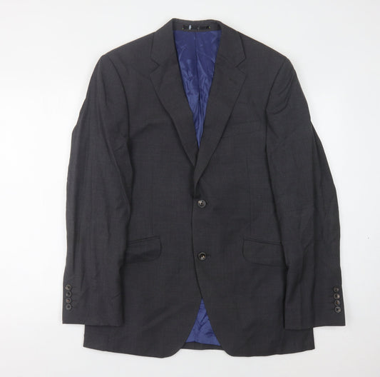 Mens UK Size 40 Austin Reed Regular Grey Suit Jacket