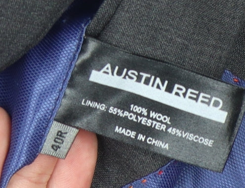 Austin Reed Grey Wool Men's Blazer Size 40R