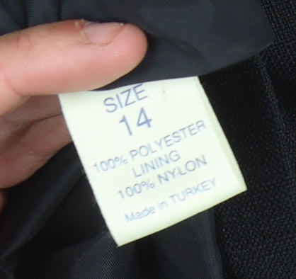 Debenhams Women's Black Suit Jacket Size 14