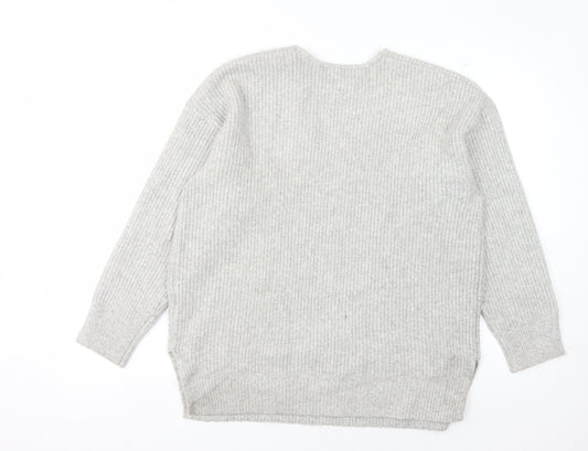 Womens UK Size L Marks and Spencer Grey Pullover Jumper