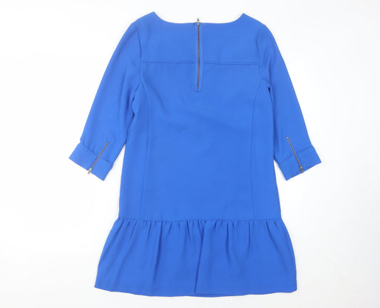 Marks and Spencer Women's Blue 3/4 Sleeve Dress UK 8