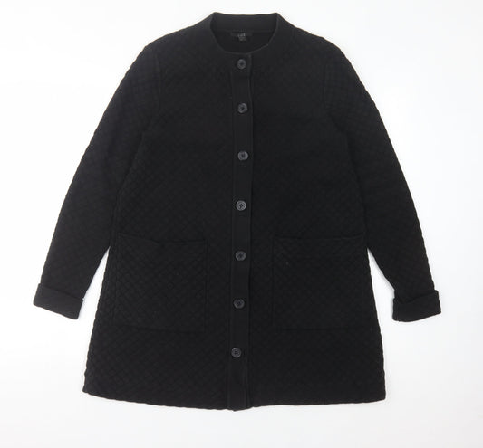 Womens UK Size XS COS Black Cardigan Jumper