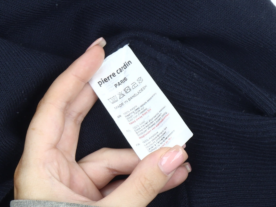 Pierre Cardin Men's Black Pullover M Regular Fit