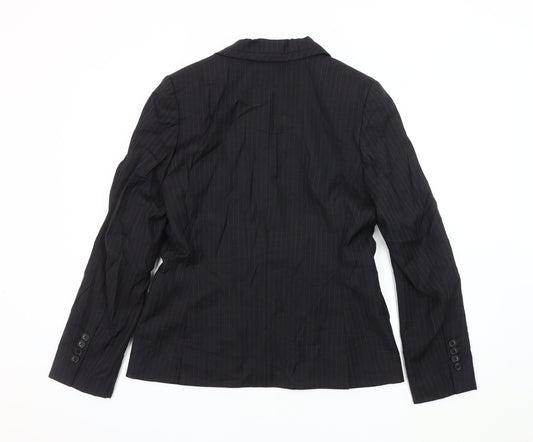 Austin Reed Women's Black Pinstripe Blazer Size 12