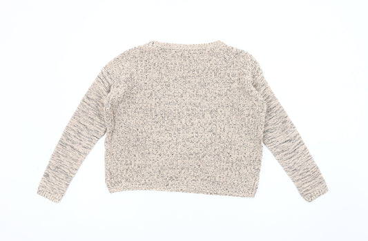 Forever 21 Women's Beige Knit Pullover Jumper, Size S