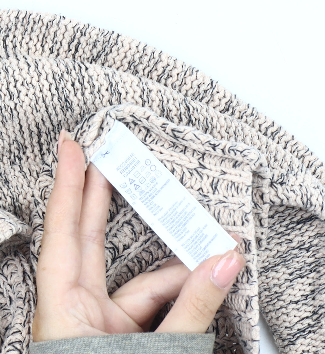 Forever 21 Women's Beige Knit Pullover Jumper, Size S