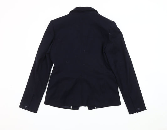 Next Women's Black Regular Fit Blazer Size 12