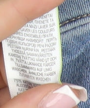 Brand and care label for Marks & Spencer Blue Skinny Jeans Size Girth