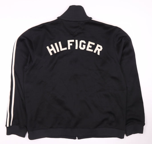 Tommy Hilfiger Men's Black Full Zip Sweatshirt XL