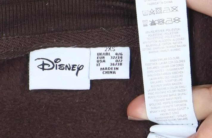 Close-up detail of Disney Bambi Brown Sweatshirt, 2XS, Casual Winter
