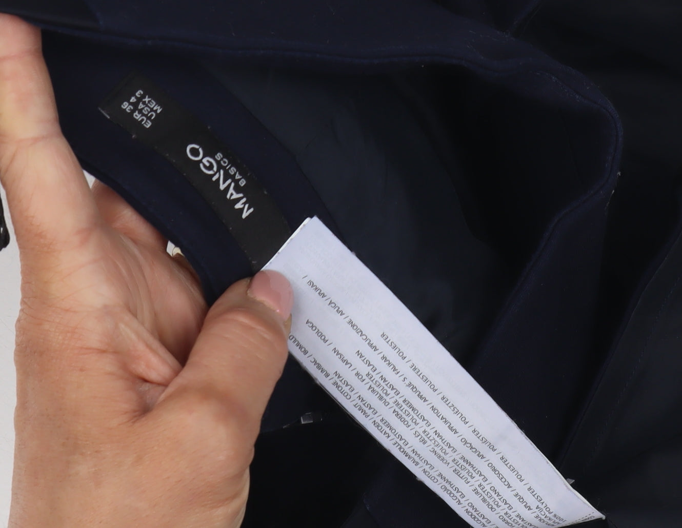 Mango Women's Black Pencil Skirt Size 8