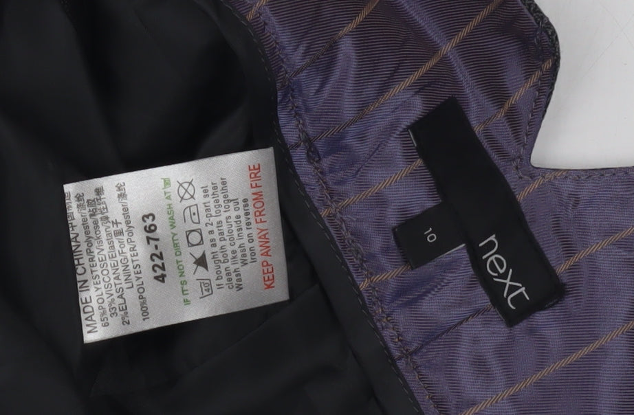 Next Women’s Black Check Pencil Skirt Size 10