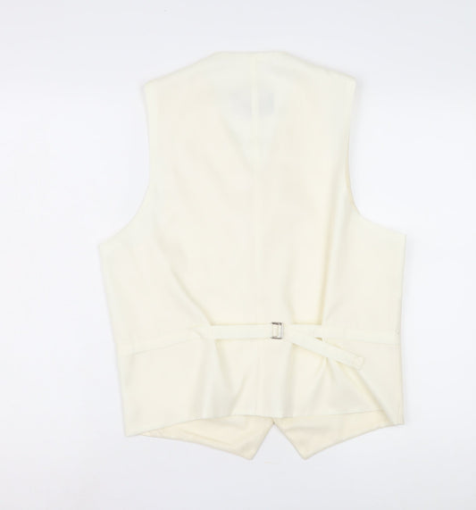 Mens UK Size 38 Heirloom Ivory Gilet