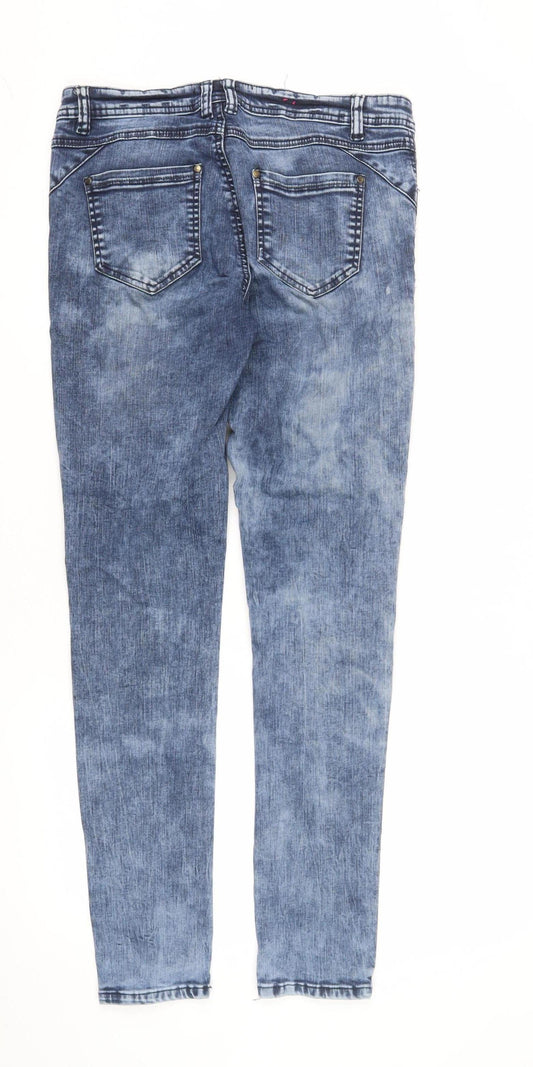 New Look Women's Blue Skinny Jeans UK 12