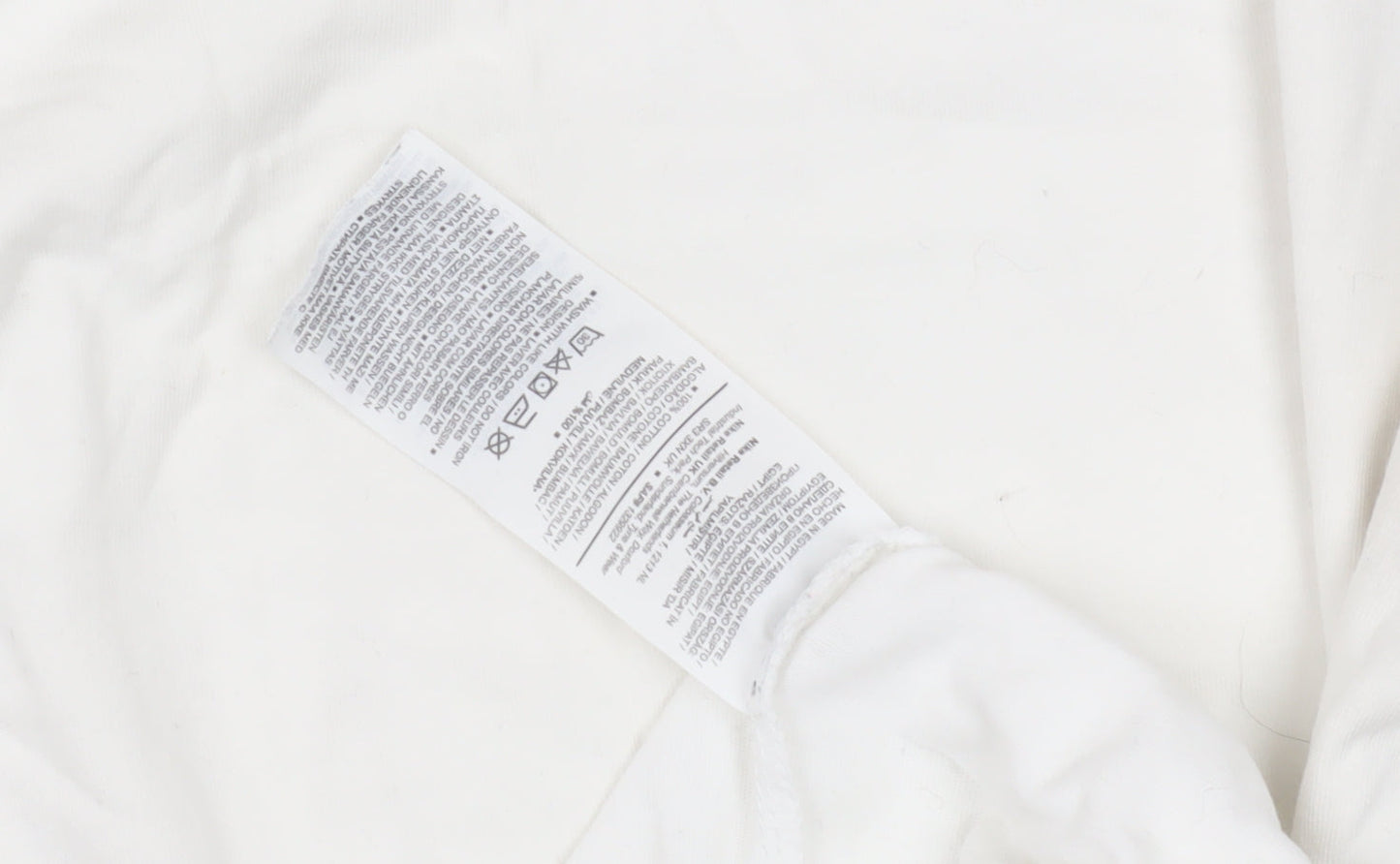 Nike Men's White Crew Neck T-Shirt Size L