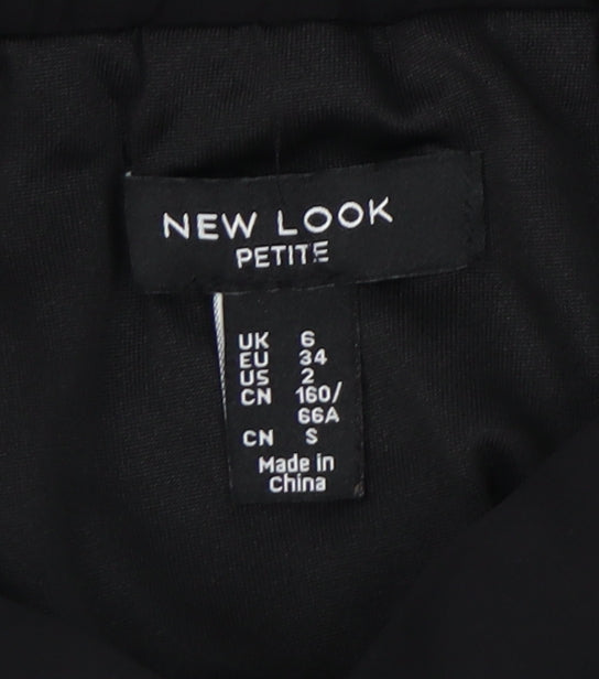 New Look Women's Petite Black Pleated Midi Skirt