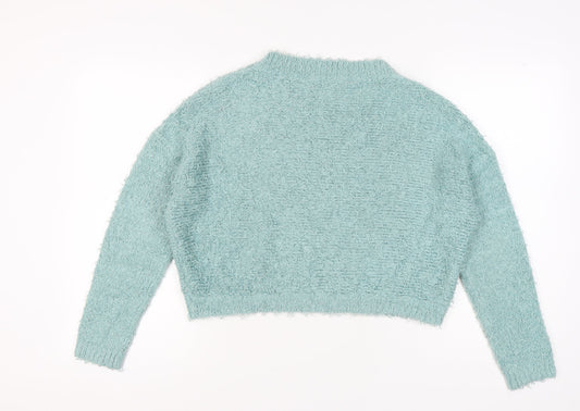 Womens UK Size 14 Brave Soul Blue Pullover Jumper