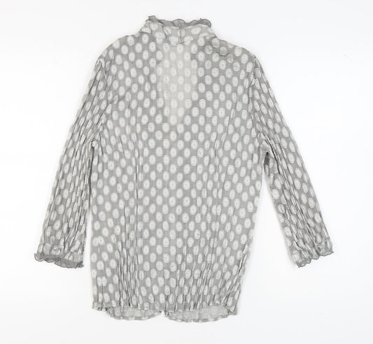 Womens UK Size 12 Marks and Spencer Grey Basic Blouse
