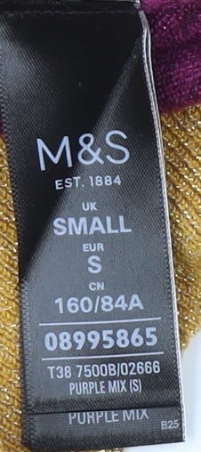 Womens UK Size S Marks and Spencer Multicoloured Pullover Jumper