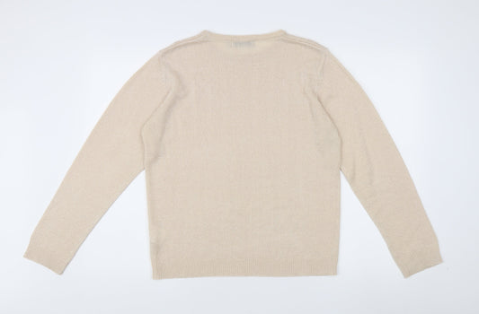 Honor Millburn Women's Beige Cable-Knit Jumper M