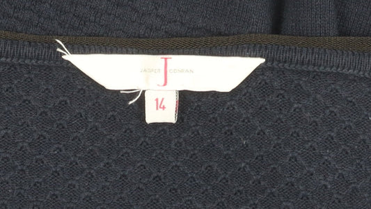 Jasper Conran Women's Black Knit Top, Size 14