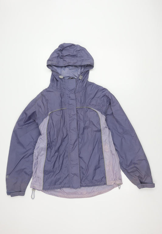 Womens UK Size 14 Peter Storm Blue Rain Coat