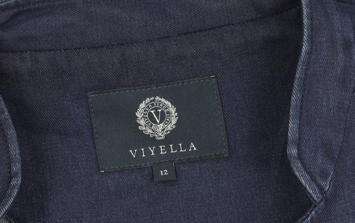 Viyella Women's Blue Lyocell Blazer, Size 12