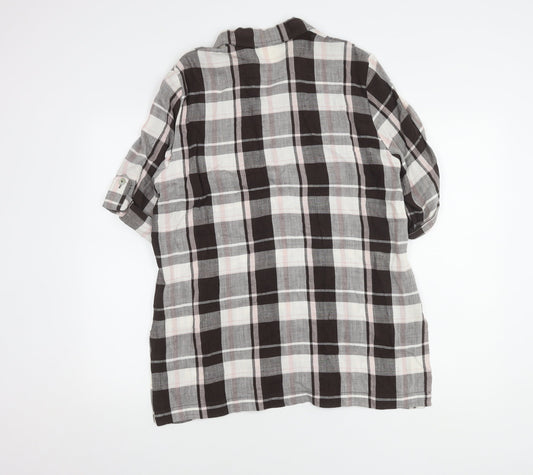 Womens UK Size 12 Eastex Multicoloured Basic Button-Up