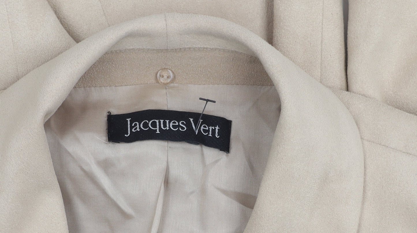 Womens UK Size 16 Jacques Vert Beige Blazer