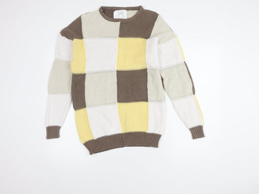 Additional front view of CELOPMAN Multicoloured unisex medium jumper
