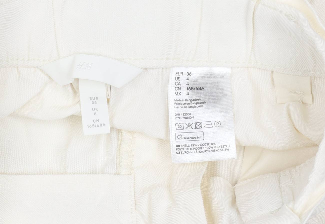 Womens UK Size 8 H&M Paperbag Shorts
