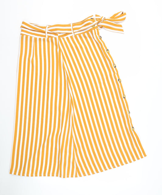 ESMARA Women’s Yellow Striped Skirt Size 12